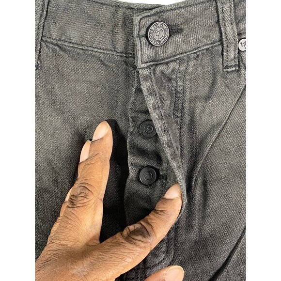 Free People x Sandrine Rose Wide Curve Leg Jeans Charbon Womens Size 30 - Picture 4 of 9